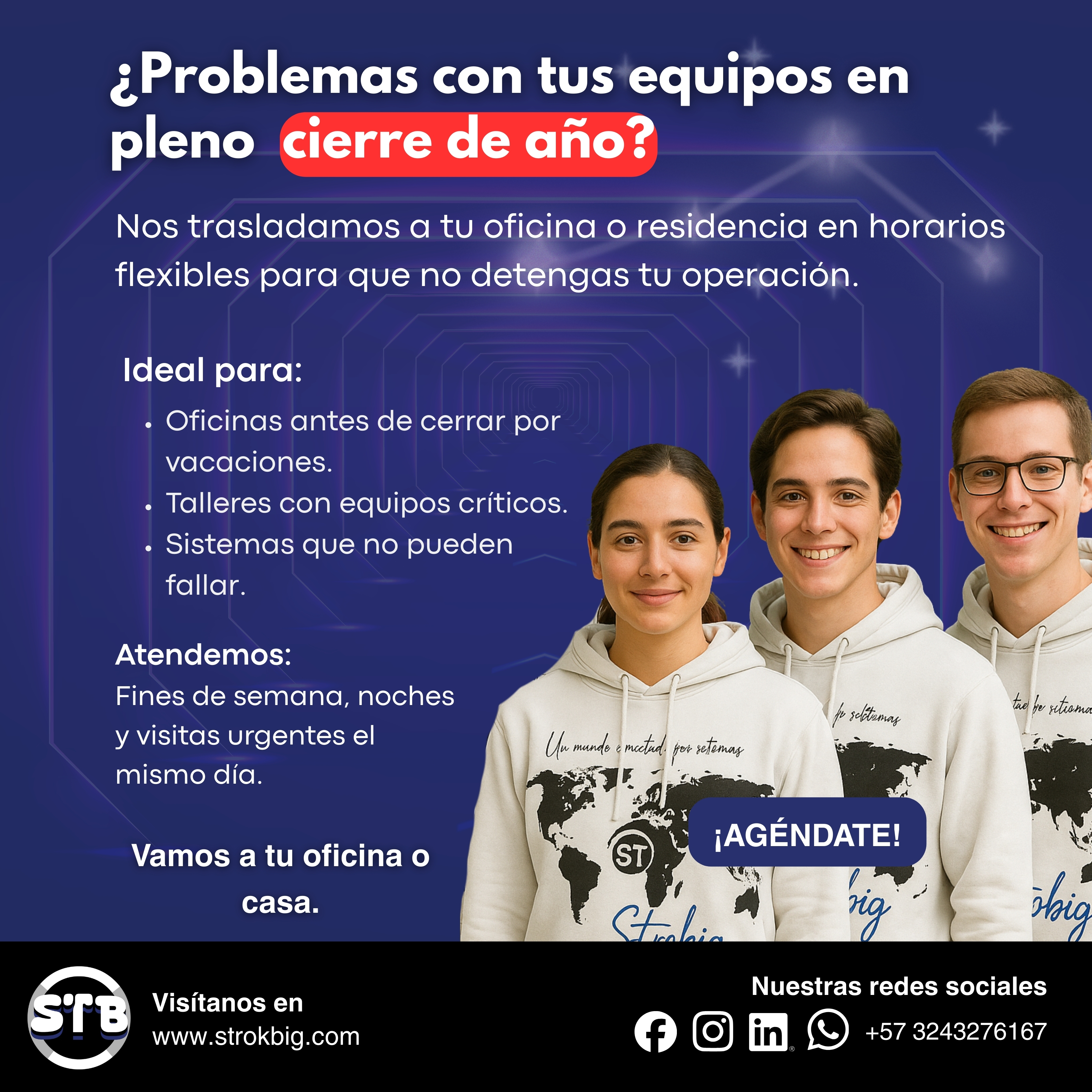 Promoción Strokbig - Mantenimiento Express a Domicilio